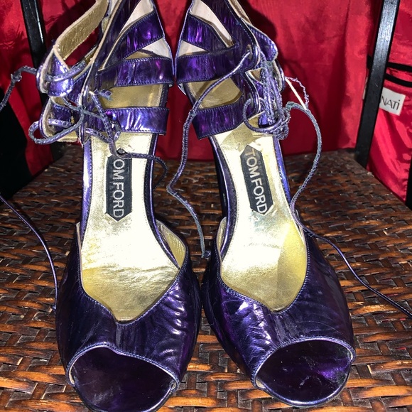 Tom Ford Shoes - 📌🔥 TOM FORD STILLETOS ROYAL 👑 PURPLE SIZE 401/2